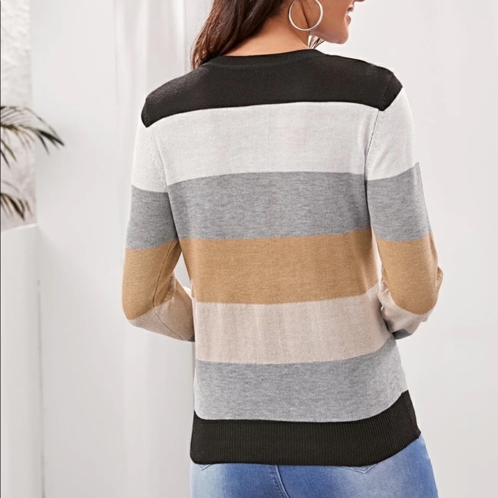 Cut And Sew Sweater - Picture 2 of 5